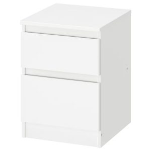 KULLEN Mesita de Noche Blanca