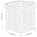 TJILLEVIPS Cesta de Yute - Imagen 3