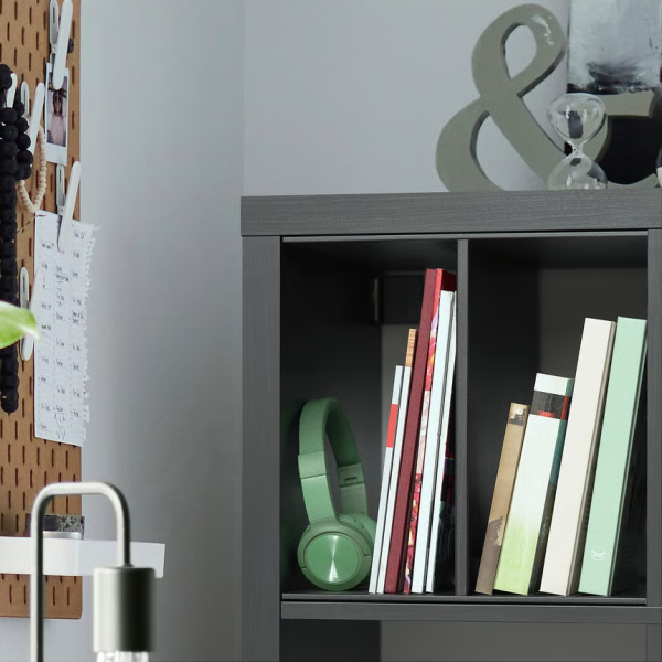 KALLAX Insert Divisor, negro-marrón - Imagen 3