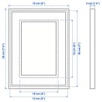 RODALM Marco Blanco 15cmx20cm - Imagen 3