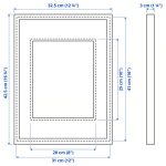 RODALM Marco Negro 31cmx41cm - Imagen 3