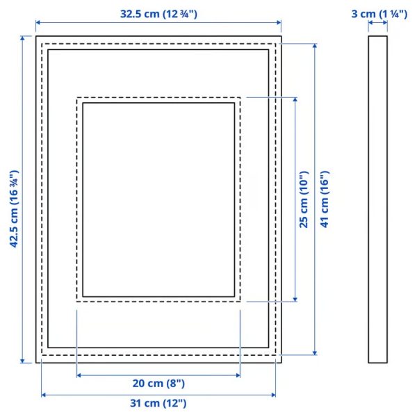RODALM Marco Blanco 31cmx41cm - Imagen 4