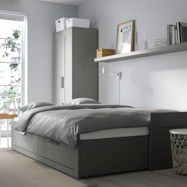 BRIMNES Daybed Cama Gris con Gavetas- (No incluye colchon) - Imagen 2