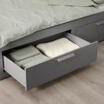 BRIMNES Daybed Cama Gris con Gavetas- (No incluye colchon) - Imagen 4