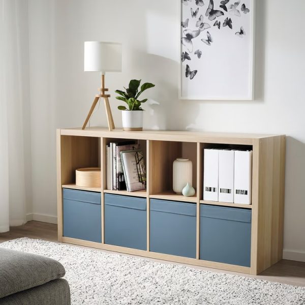 DRONA Cesta Azul de Tela - Imagen 3