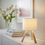 STORSEGEL Lámpara de Mesa, Color Ceniza Blanco - Imagen 4