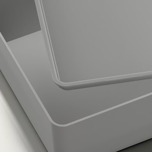 KUGGIS Caja con Tapa Gris Claro - Imagen 3
