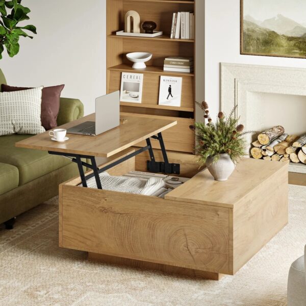 Mesa de centro cuadrada con Auxiliar - Imagen 2