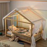 Cama infantil de madera maciza
