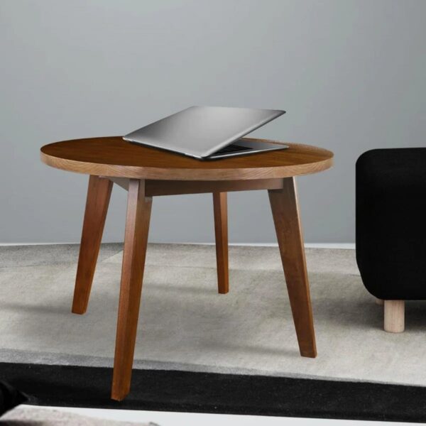 Mesa de centro individual Calixto de madera maciza - Imagen 2