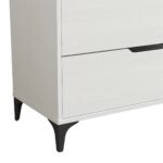 Cómoda Blanca de 5 cajones armada - Imagen 2
