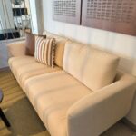 Sofá de 3 Puestos en Tela Beige